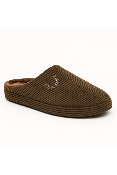 birrbazaar Men's Winter Ribbed Gondola Furry Lightweight Flexible Towel Inside Slippers