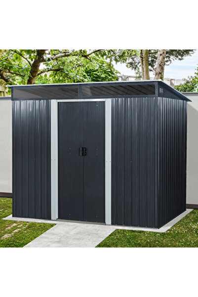 Martin Corturi Evenimente Garden storage shed XL PS68 - 4m³ - 174 x 238 x 196 cm anthracite