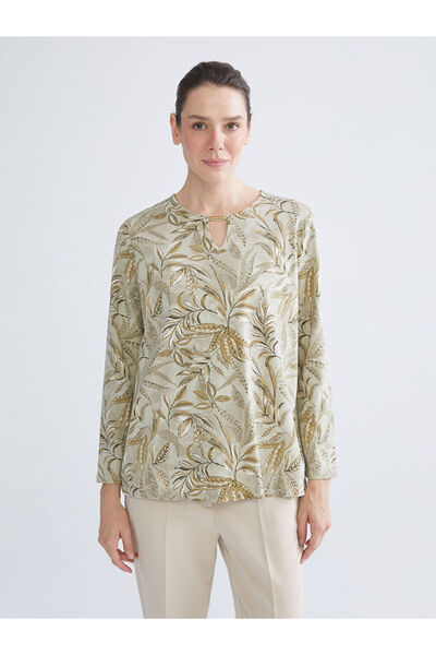 LC Waikiki Bluză florală cu decolteu