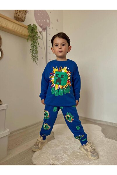 MİO Erkek Çocuk Minecraft Üst Takım