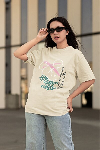 ArtYus Girls/Women Find Reason Transfer Printed Round Neck Short Sleeve T-Shirt