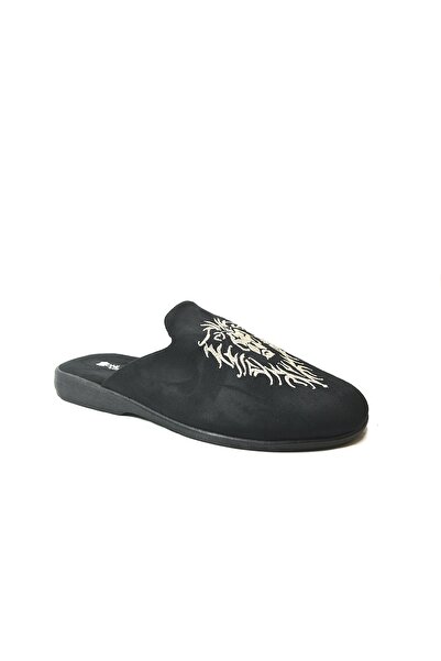 Onlo Ayakkabı Onlo Shoes Sl.078A1 Black Home Bohça Damat Men's Home Slippers