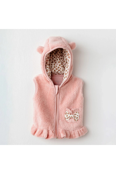 ALFA AKSESUAR 03 Little Leopard Vest Pink