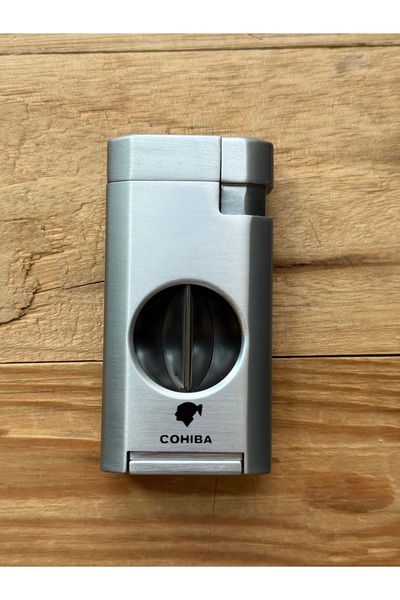COHİBA Puro Çakmağı 3 Pürmüzlü Jet Bütan Dahili V kesicili