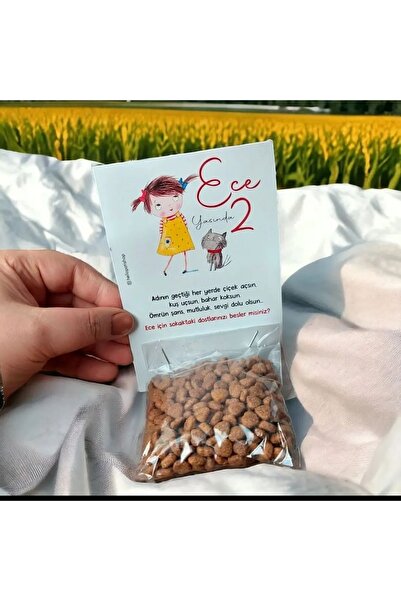 Mapel 10 Adet • “Özel Gün Hediyelik – Kedi Köpek Maması Paketli Kart (Doğum G...
