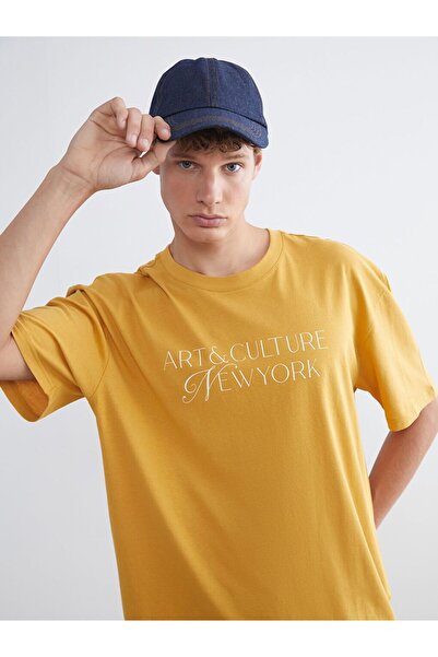 LC Waikiki Xside Crew Neck Printed Combed Cotton Men's T-Shirt