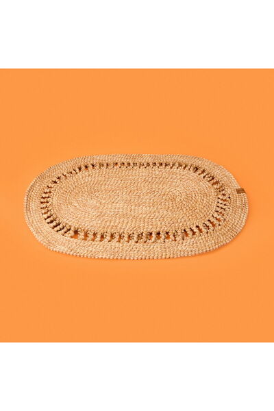DESENSE Jute Look Door Mat - Brown - 50X70 cm