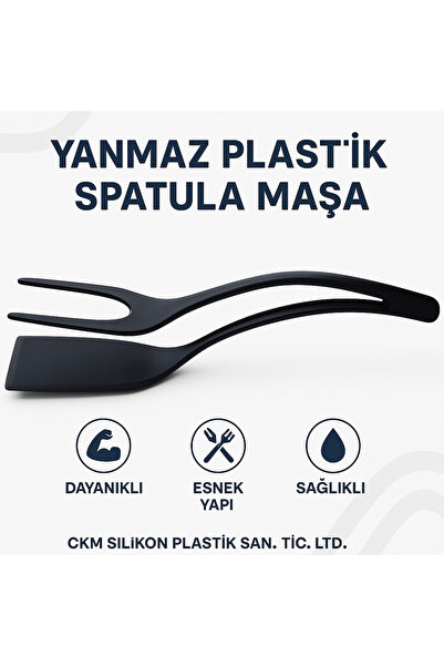 ermaslicon ملقط متعدد الاستخدامات مقاوم للحريق مع ملعقة