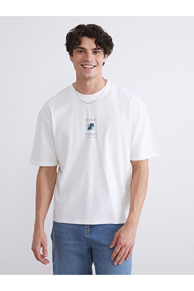 LC Waikiki Tricou pentru bărbați din bumbac pieptănat cu imprimeu XSIDE