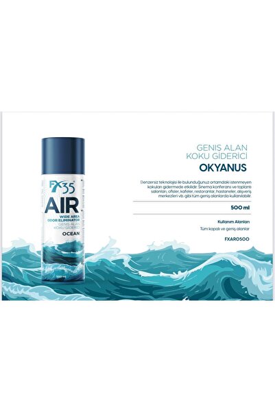 FX35 WİDE AREA OCEAN OKYANUS AROMALI GENEL ALANLARDA KOKU SPREYİ MAĞAZA ARAÇ ...