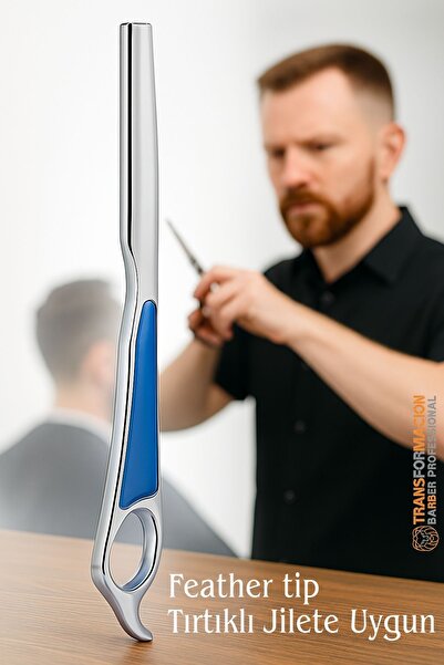 Transformacion Бритва з лезом з пір'яним наконечником Професійна 304 Сталь 722115