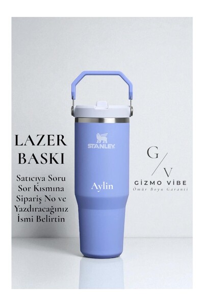 Stanley Özel İsimli The IceFlow™ Flip Straw 2.0 Tumbler 0.89 L Kişiselleştirilmiş