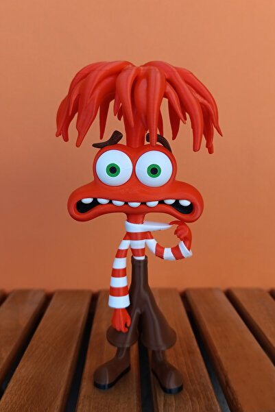 Morfik Inside Out (Ters Yüz) Kaygı Karakter Figürü – 20 cm
