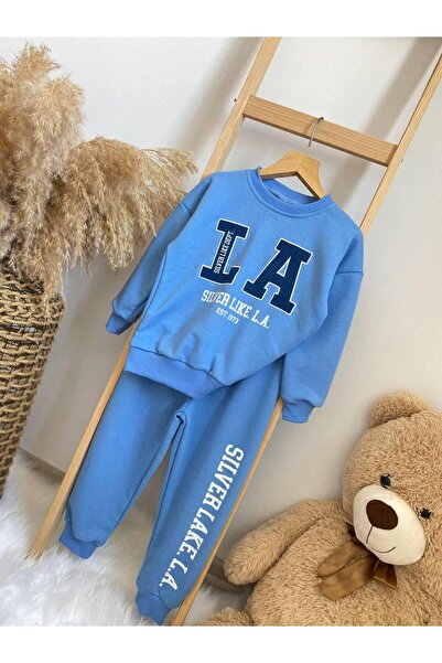 mandalinsbaby LA BASKILI ERKEK ÇOCUK EŞOFMAN TAKIMI