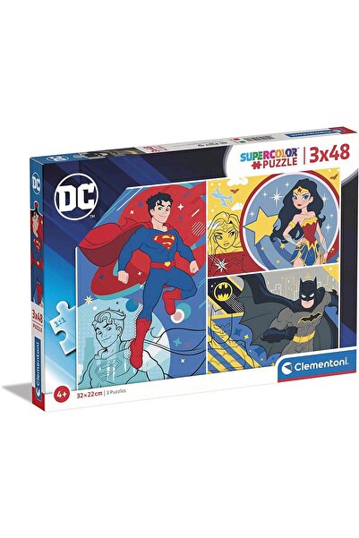 CLEMENTONI Παζλ 3x48 τεμάχια - DC Comics Justice League