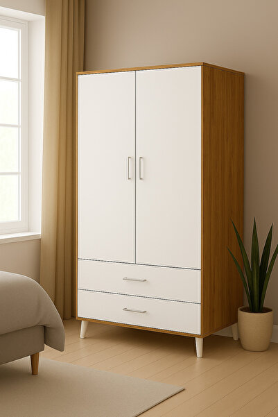 Gökberk GB-6800S 2 KAPAKLI 2 ÇEKMECELİ GARDIROP