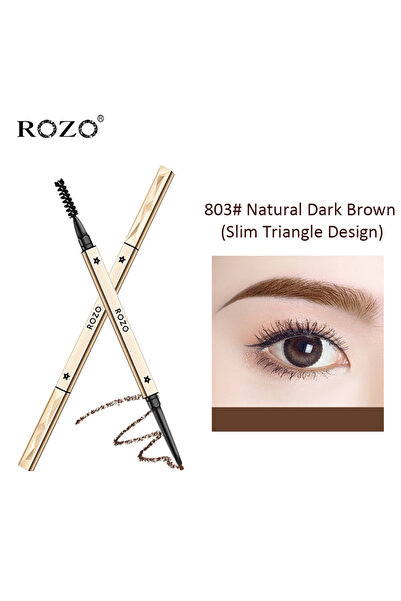 Ro&Zo قلم حواجب بفرشاة حلزونية، قلم حواجب مقاوم للماء بطرف دقيق للغاية، لا يح...