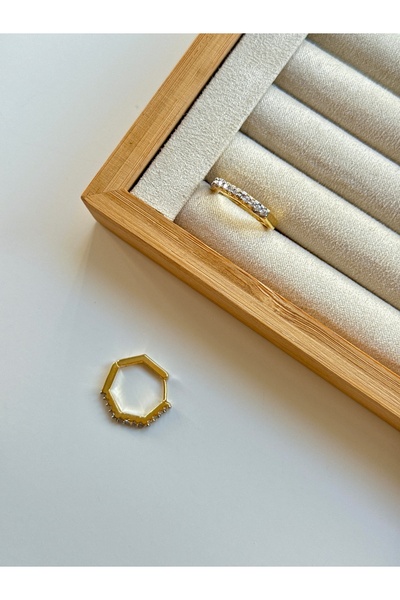 YOUES JEWELRY 316l Çelik 14 K Renk MİX Lüx Çift Renk Gold Silver VIP Seri Premium Kadın Küpe