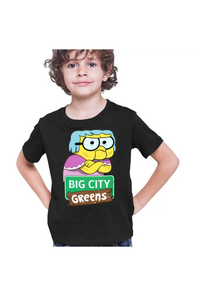 OEM Tricou Copii Baieti Bunica Familia Green la Oras Big City