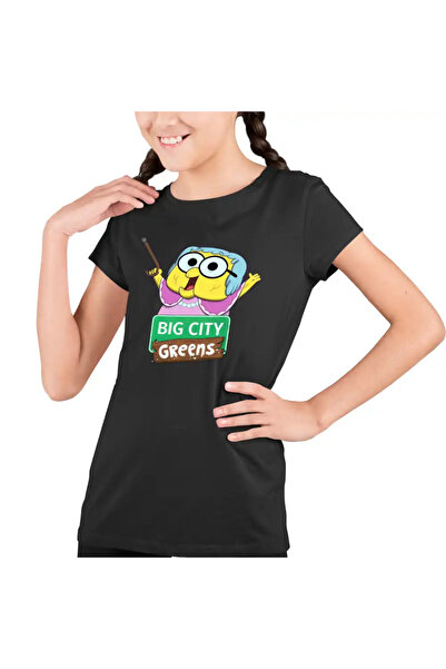 OEM Tricou Copii Fete Familia Green la Oras Bunica