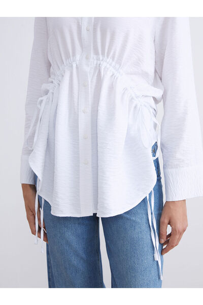 LC Waikiki İzr New Season Women's Shirt Tunic with Tie Detail