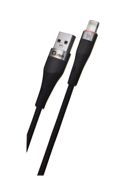 Gadgets Connection كيبل شاحن قماش يو اس بي الى ايفون