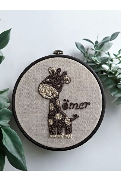 Dadas home Dadaş Home Punch Çocuk Odası Kasnaklı Tablo İsim Yazılı ( Bursa ku...