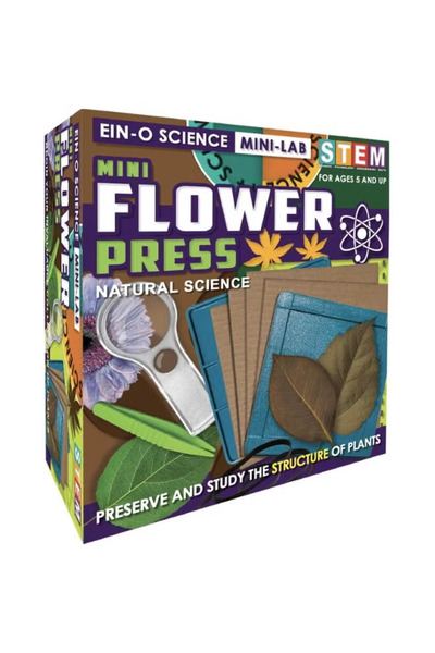 Ein-O Science مجموعة أنشطة تعلم العلوم على شكل زهرة صغيرة من مختبر مصغر