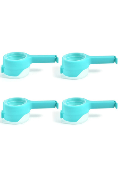 Choice5 Blue-4Pcs Bag Clips for Food Food Storage Sealing Clips with Pour Spo...