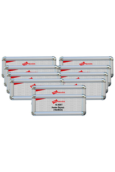 DESMARK Alüminyum Kapı İsimliği Ofis Kapı İsimliği – Aç-Kapa Çerçeve 25mm 10x...