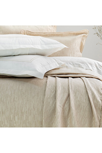 Schafer Home Pavia Chenille Bedspread Duvet Cover Set 7 Pieces-Beige