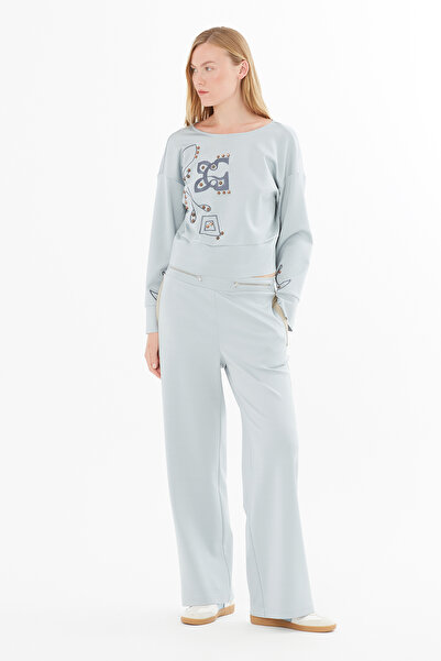 GIZIA SPORT Fermuar Detaylı Eşofman