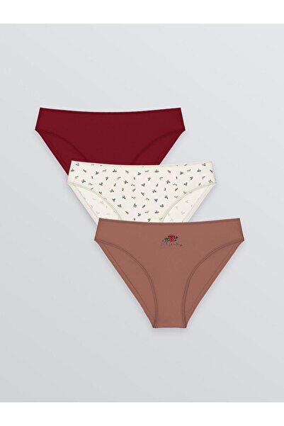 LC Waikiki Printed Bikini Panties 3-Pack (W5)