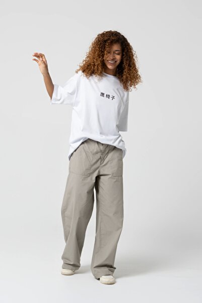 Hawk Gaming Chair Noodle Oversize White T-Shirt