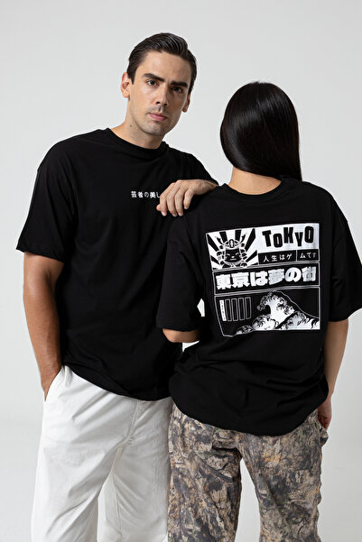 Hawk Gaming Chair Tokyo Oversize Black T-Shirt