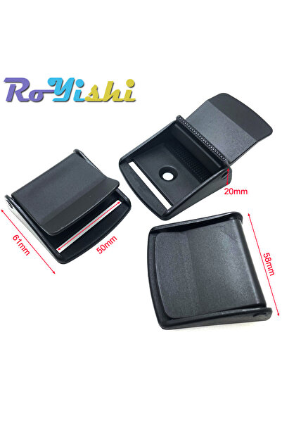 Choice3 6.Webbing Size 50mm 5 Pcs/Pack Cam Buckles Plastic Black Toggle Clip ...