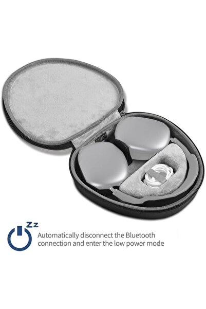 WIWU Ultra-thin Smart Headset Bag Storage Box for AirPods Max - Gray