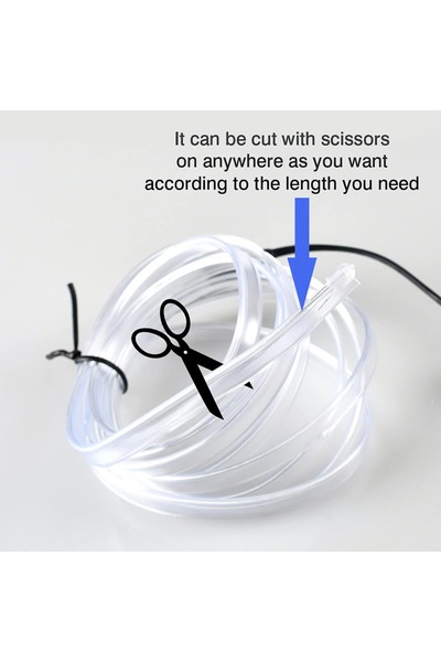 Generic Car LED EL Wire Neon Light Strip with 12V Cigarette Lighter Adapter for Interior Decoration White