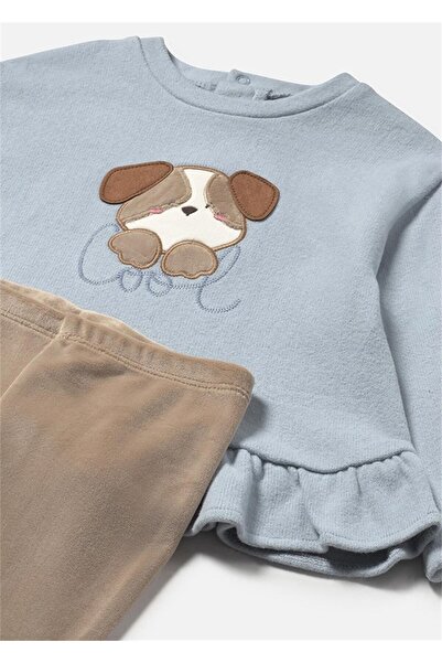 MAYORAL Σετ κοριτσάκι 2 τεμαχίων κάτω και πάνω κομμάτι καφέ 2738