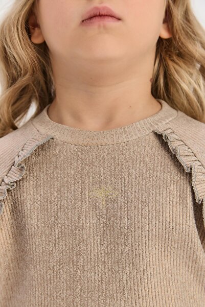 Tyess Φόρεμα για κορίτσια BG Store σε καφέ χρώμα