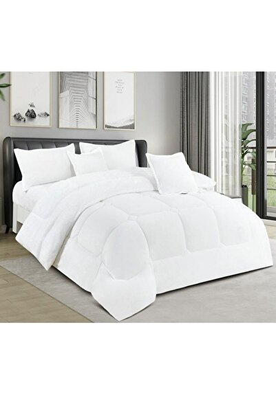 MİNG Lİ Single Winter Comforter, two-sided system, velvet side & fur side - 4-piece Comforter set, 230x170cm