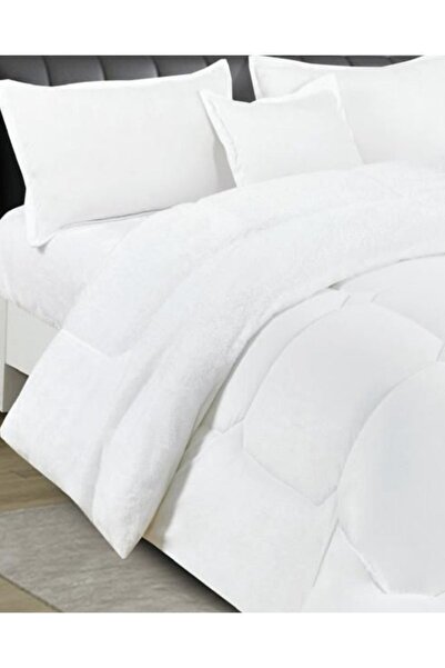 MİNG Lİ Single Winter Comforter, two-sided system, velvet side & fur side - 4-piece Comforter set, 230x170cm