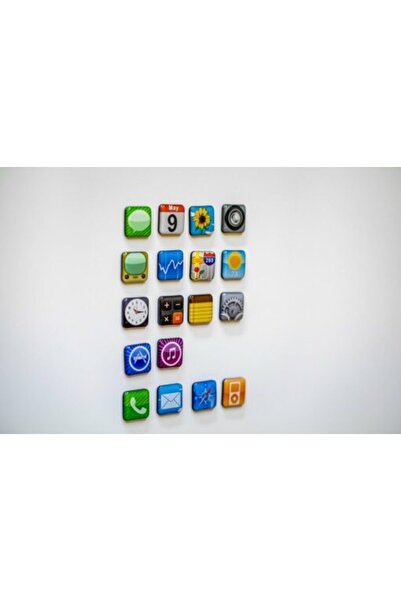 Gadget Master Set of 18 Fridge Magnets - iPhone App Design