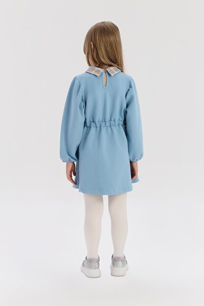 Tyess BG Store Girl's Blue Dress