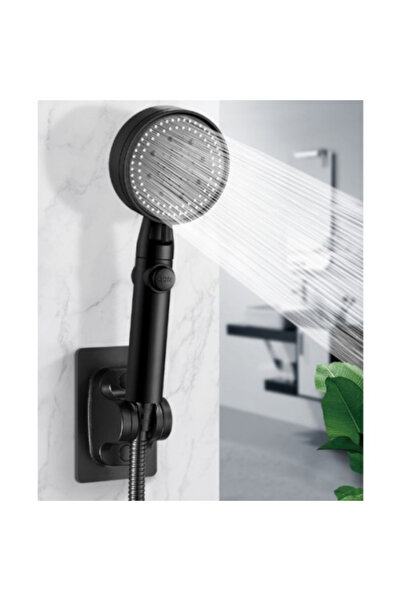 Kanonik Education Adhesive Shower Head Holder Adjustable Black