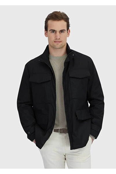 Ramsey Black Regular Fit Sports Jacket