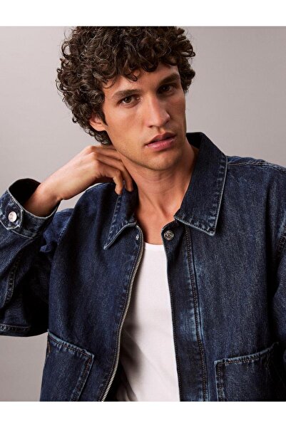 Calvin Klein LS INDIGO GRAVEL WORKWEAR JKT