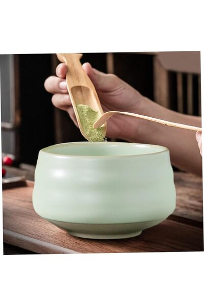 COOYA 4PCS Matcha Sets Matcha Kit,with Matcha Whisk and Bowl,Matcha Spoon,and Whisk Holder,Green