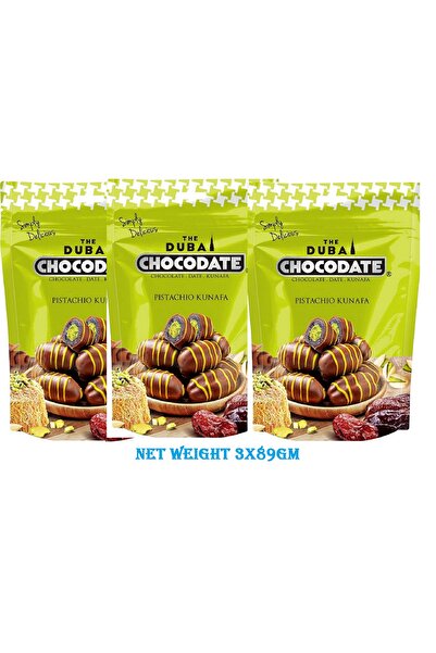 CHOCODATE Pistachio kunfa Assorted-Buy 2 get 1 free offer (3x80gm)x2