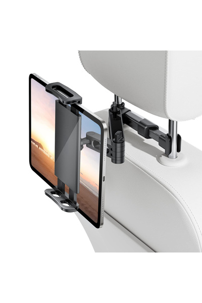 Elindor Suport auto premium pentru tabletă și telefon, pentru tetiera scaunului, accesorii auto, negru